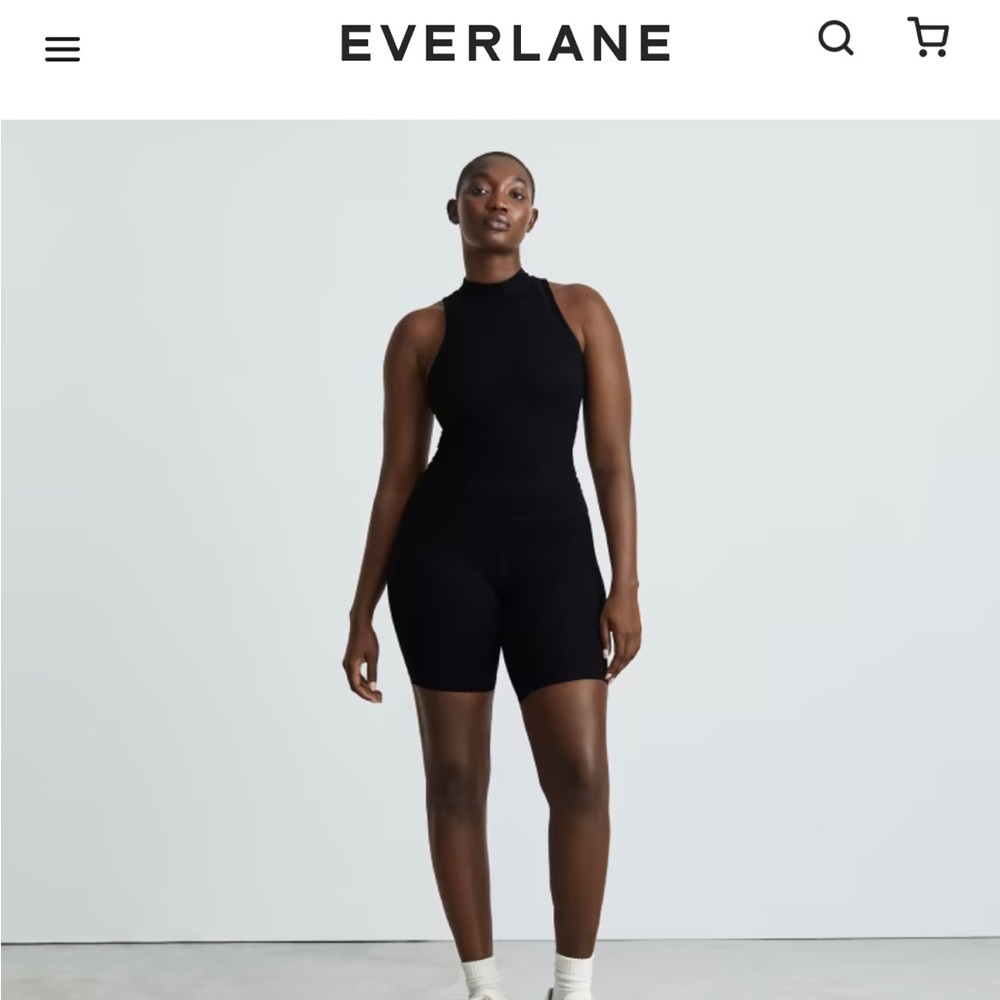 Everlane mock neck tank